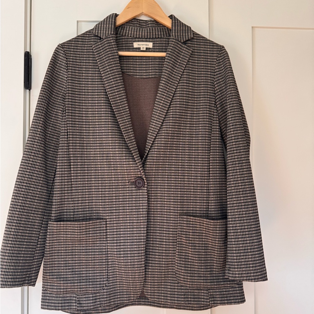 Women's Houndstooth Blazer